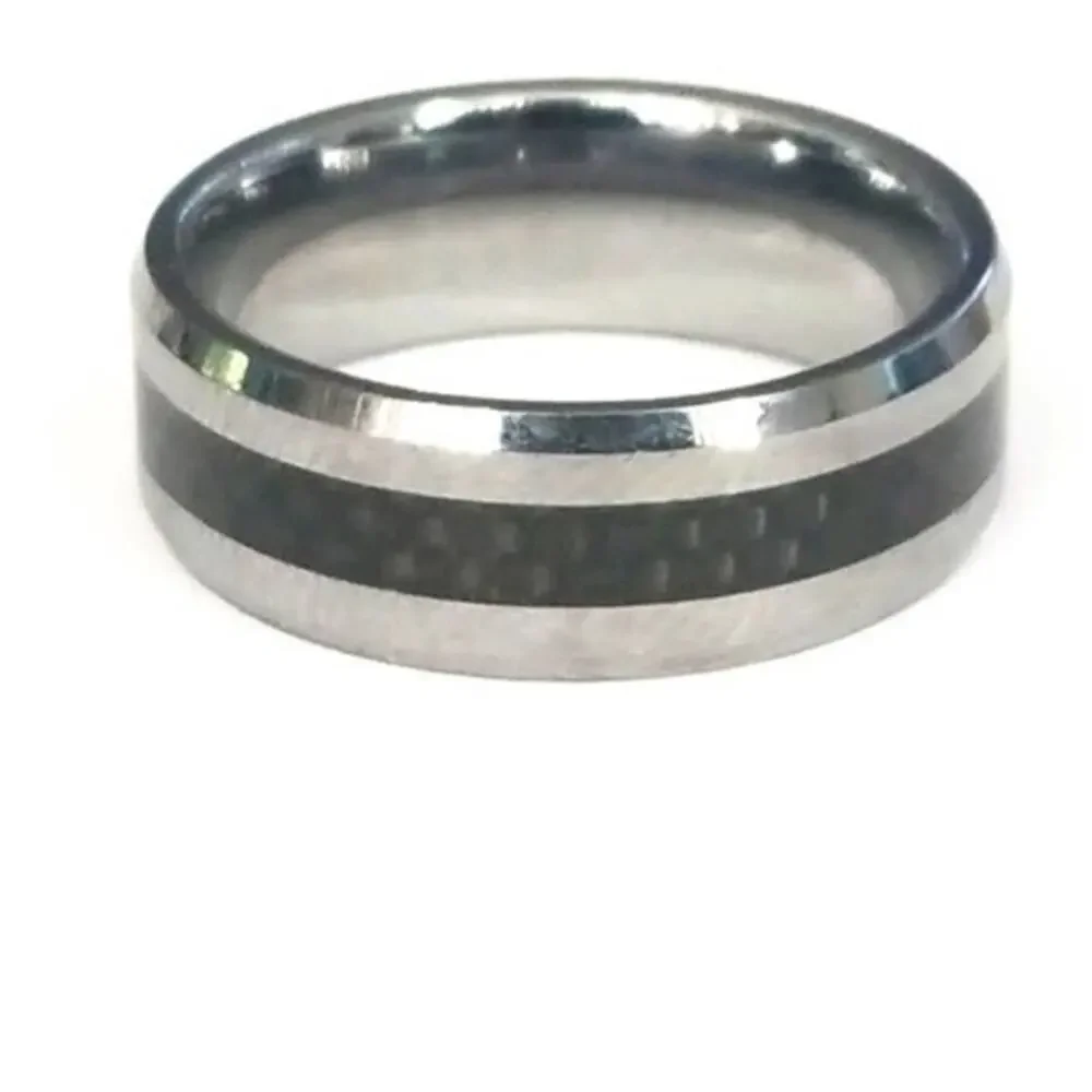 New tungsten‎ carbide ring size 14